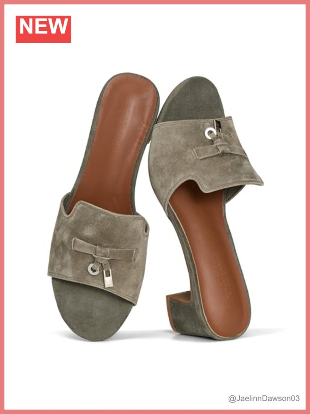 Genuine Leather Heeled Sandals for Women with Memory Foam Insole - Comfortable